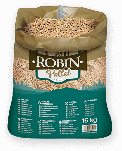 worek pelletu opałowego Robin do kupienia w Kaletach lub sklepie internetowym